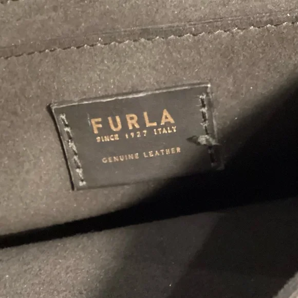 FURLA Black Leather Bag - Picture 10 of 12